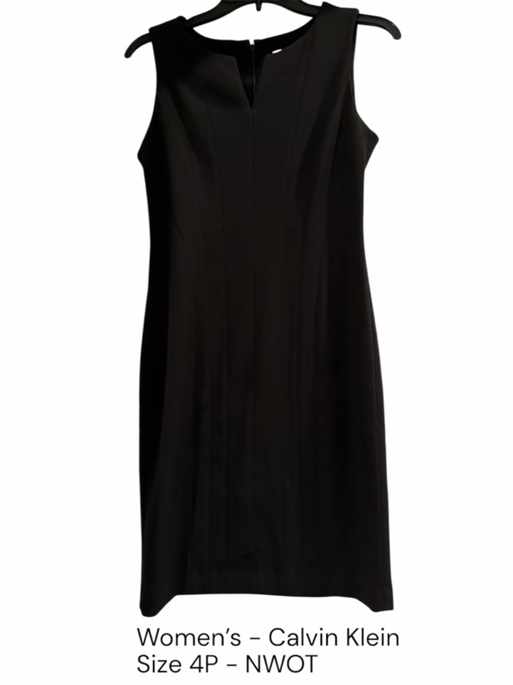 Calvin Klein Black Sleeveless Dress